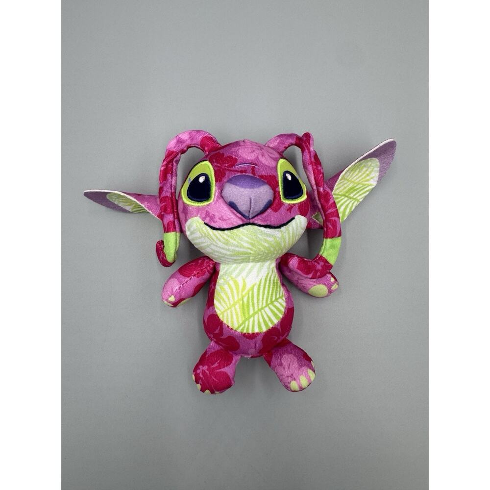 Disney Lilo And Stitch Plush Pink Hawaiian Stuffed Animal 6” No Tag